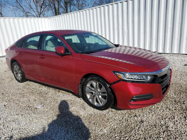 1HGCV1F19JA035086 - 2018 HONDA ACCORD LX RED photo 4