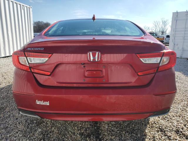 1HGCV1F19JA035086 - 2018 HONDA ACCORD LX RED photo 6