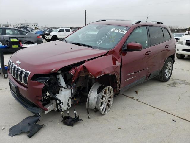 1C4PJMCB6MD102806 - 2021 JEEP CHEROKEE LATITUDE BURGUNDY photo 1