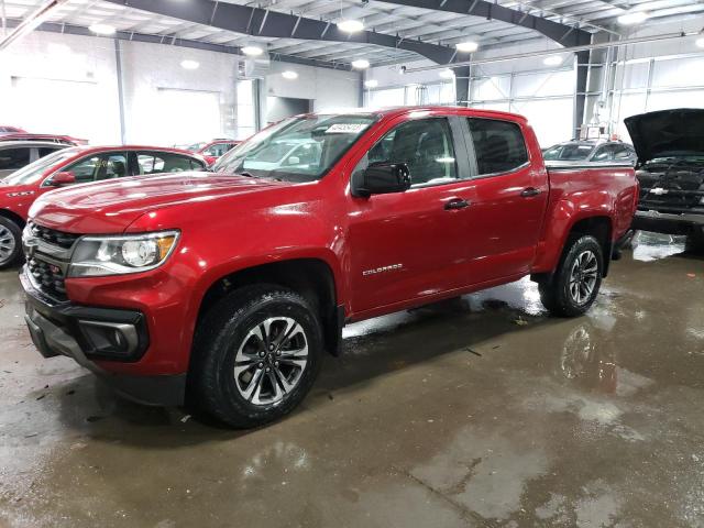 1GCGTDEN8M1130030 - 2021 CHEVROLET COLORADO Z71 RED photo 1