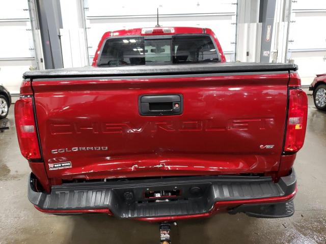 1GCGTDEN8M1130030 - 2021 CHEVROLET COLORADO Z71 RED photo 6