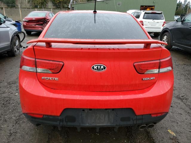 KNAFW6A39C5594676 - 2012 KIA FORTE SX RED photo 6