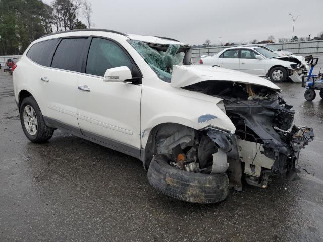 1GNKRGED7BJ182822 - 2011 CHEVROLET TRAVERSE LT WHITE photo 4