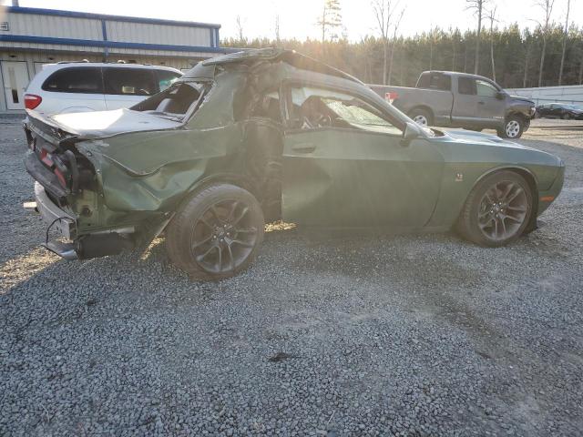 2C3CDZFJ4NH108828 - 2022 DODGE CHALLENGER R/T SCAT PACK GREEN photo 3