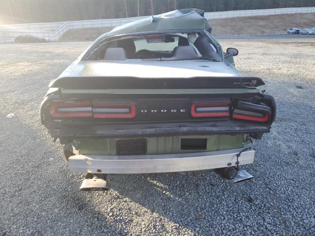 2C3CDZFJ4NH108828 - 2022 DODGE CHALLENGER R/T SCAT PACK GREEN photo 6