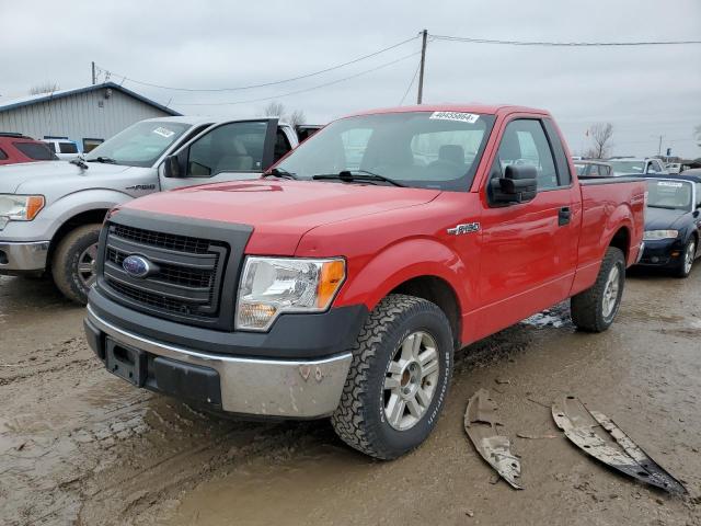 1FTMF1CF1DKD87299 - 2013 FORD F150 RED photo 1