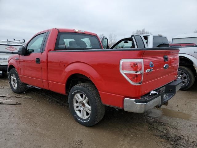 1FTMF1CF1DKD87299 - 2013 FORD F150 RED photo 2