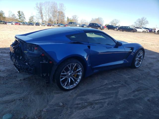 1G1YU2D68G5603463 - 2016 CHEVROLET CORVETTE Z06 3LZ BLUE photo 3