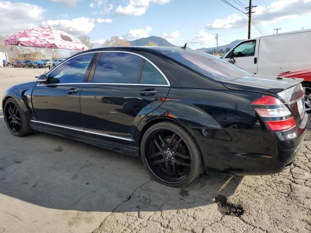 WDDNG71X87A051178 - 2007 MERCEDES-BENZ S 550 BLACK photo 2