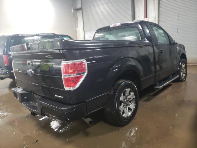 1FTMF1CF8DKE37969 - 2013 FORD F150 BLACK photo 3