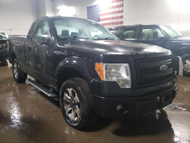 1FTMF1CF8DKE37969 - 2013 FORD F150 BLACK photo 4