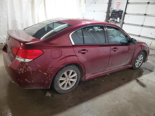 4S3BMBG64B3222321 - 2011 SUBARU LEGACY 2.5I PREMIUM BURGUNDY photo 3