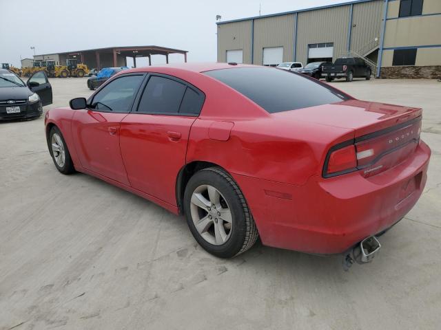 2C3CDXBG5CH271905 - 2012 DODGE CHARGER SE RED photo 2