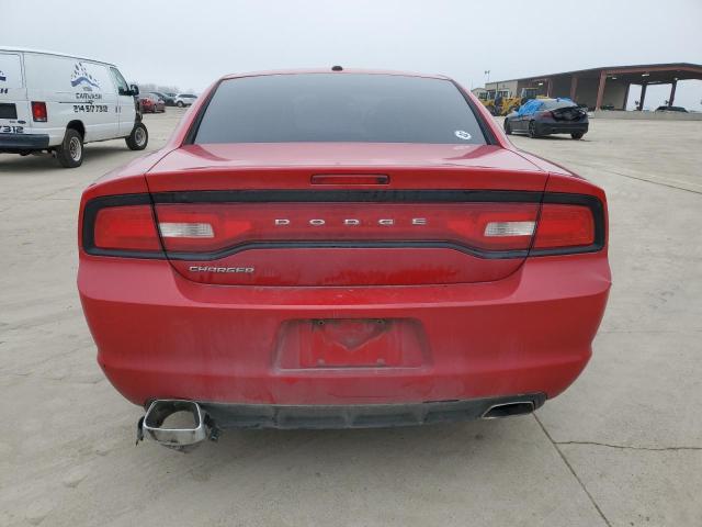 2C3CDXBG5CH271905 - 2012 DODGE CHARGER SE RED photo 6