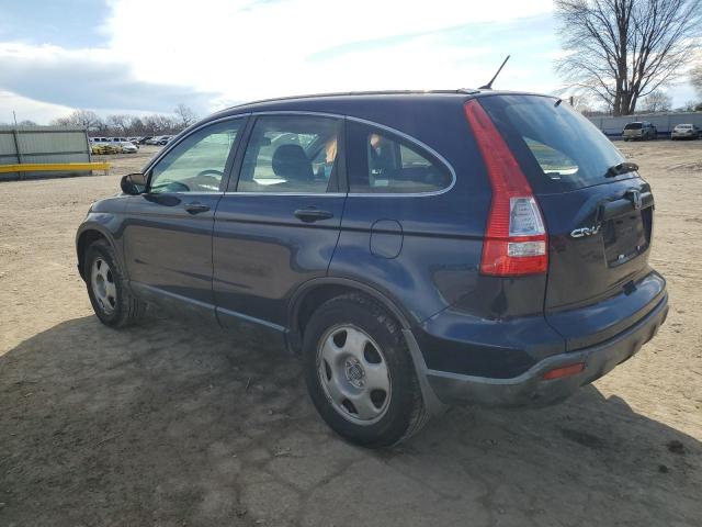 JHLRE48307C005385 - 2007 HONDA CR-V LX BLUE photo 2