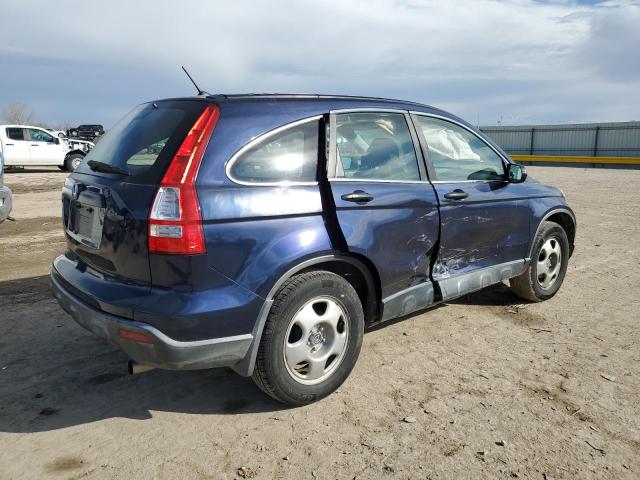 JHLRE48307C005385 - 2007 HONDA CR-V LX BLUE photo 3