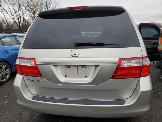 5FNRL38636B439888 - 2006 HONDA ODYSSEY EXL SILVER photo 6