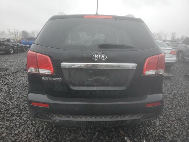 5XYKTDA61DG415371 - 2013 KIA SORENTO LX BLACK photo 6