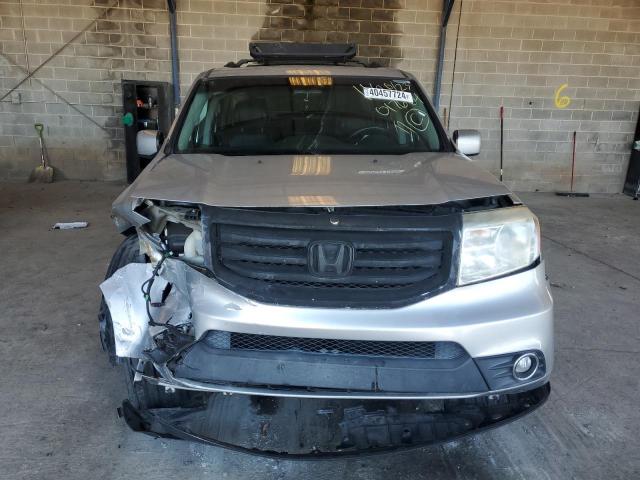 5FNYF3H50CB017664 - 2012 HONDA PILOT EXL SILVER photo 5