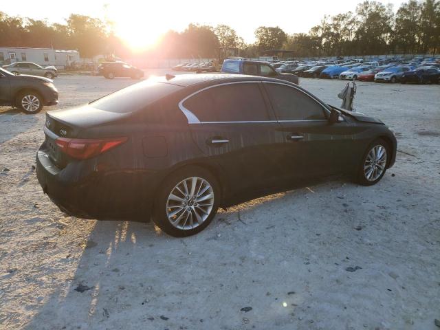 JN1EV7BPXMM706663 - 2021 INFINITI Q50 LUXE BLACK photo 3