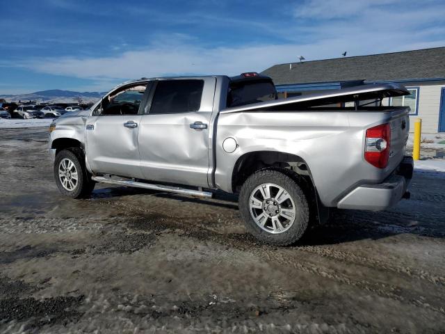 5TFAW5F15EX374618 - 2014 TOYOTA TUNDRA CREWMAX PLATINUM ვერცხლისფერი ფოტო 2