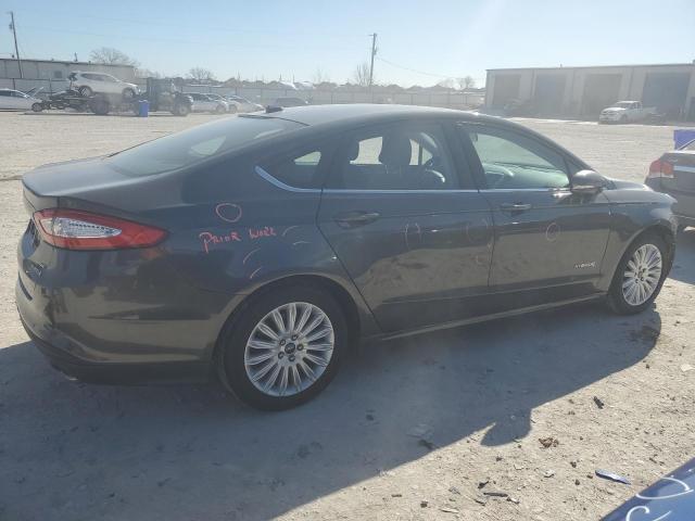 3FA6P0LU8GR404071 - 2016 FORD FUSION SE HYBRID GRAY photo 3