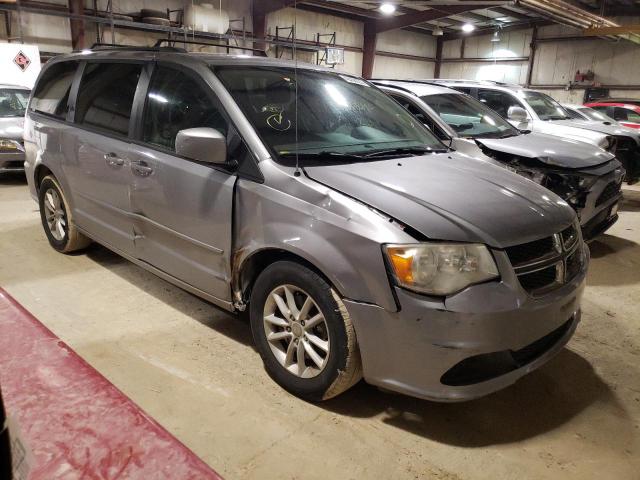 2C4RDGCG4ER253493 - 2014 DODGE GRAND CARA SXT GRAY photo 4