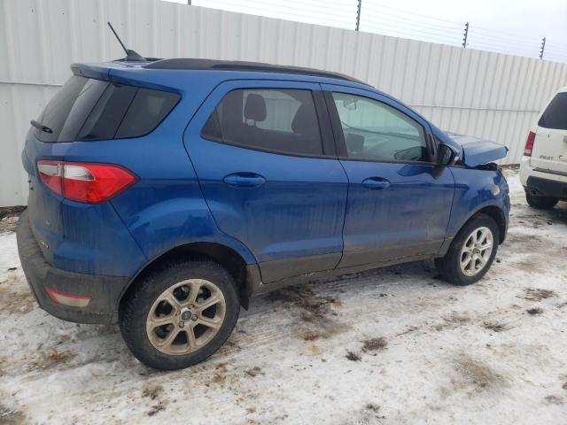 MAJ6P1UL5JC226220 - 2018 FORD ECOSPORT SE BLUE photo 3