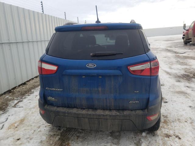 MAJ6P1UL5JC226220 - 2018 FORD ECOSPORT SE BLUE photo 6