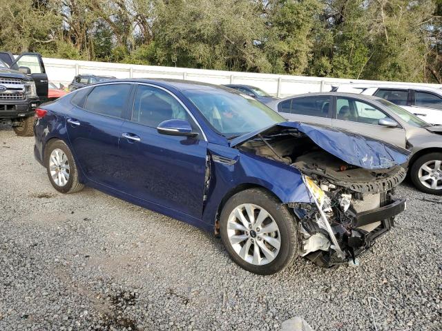 5XXGT4L35HG140414 - 2017 KIA OPTIMA LX BLUE photo 4