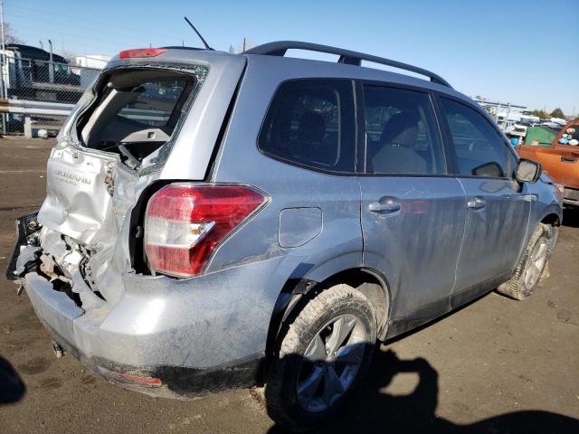 JF2SJABC8FH562274 - 2015 SUBARU FORESTER 2.5I SILVER photo 3