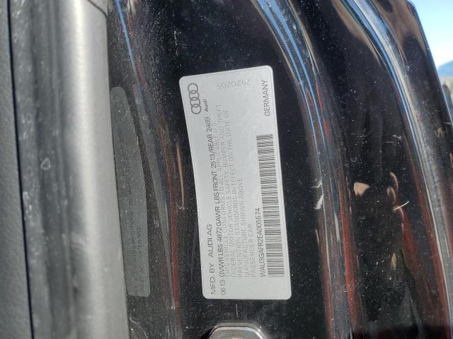 WAU3GAFR2EA005574 - 2014 AUDI S5 PRESTIGE BLACK photo 12