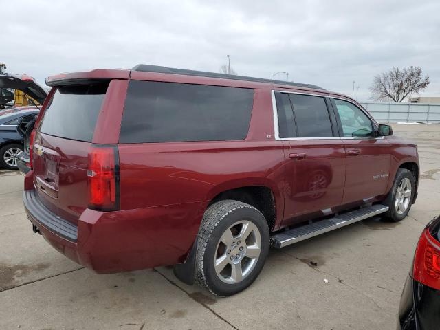 1GNSKHKC0GR372167 - 2016 CHEVROLET SUBURBAN K1500 LT BURGUNDY photo 3