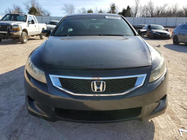 1HGCS12838A022937 - 2008 HONDA ACCORD EXL BLACK photo 5