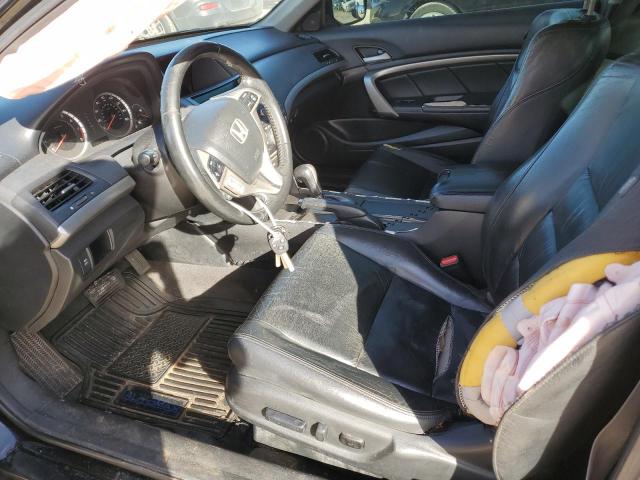 1HGCS12838A022937 - 2008 HONDA ACCORD EXL BLACK photo 7