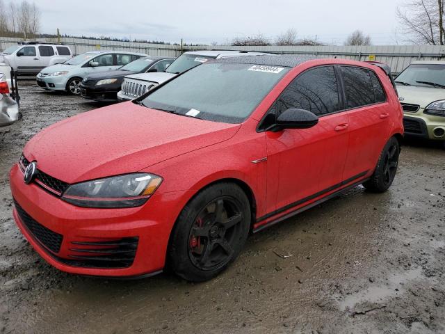 3VW447AU8HM077124 - 2017 VOLKSWAGEN GTI S/SE RED photo 1