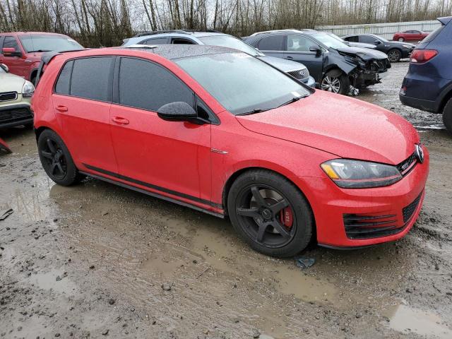 3VW447AU8HM077124 - 2017 VOLKSWAGEN GTI S/SE RED photo 4