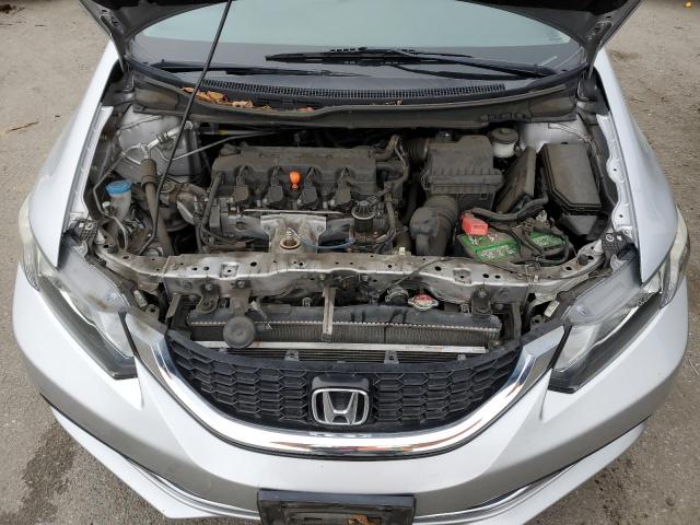 19XFB2F82DE245652 - 2013 HONDA CIVIC EX SILVER photo 11