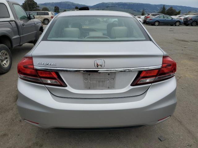 19XFB2F82DE245652 - 2013 HONDA CIVIC EX SILVER photo 6