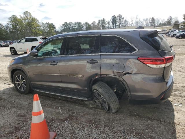 5TDKZRFH1HS521057 - 2017 TOYOTA HIGHLANDER SE CHARCOAL photo 2