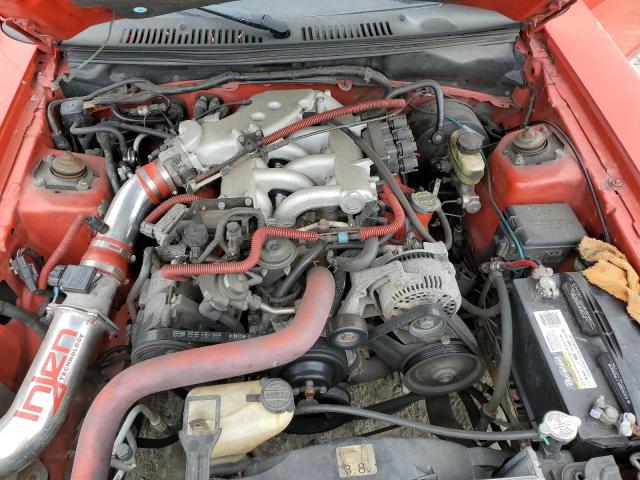 1FAFP4045YF174001 - 2000 FORD MUSTANG RED photo 11