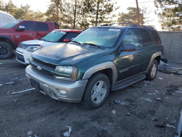 1GNDT13SX22529823 - 2002 CHEVROLET TRAILBLAZE GREEN photo 1