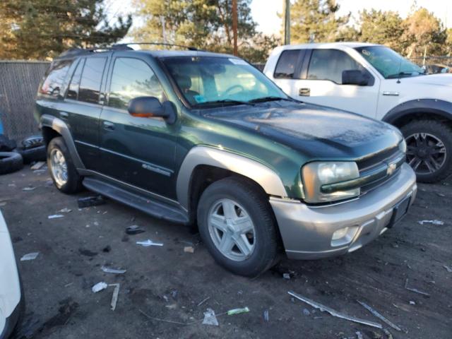 1GNDT13SX22529823 - 2002 CHEVROLET TRAILBLAZE GREEN photo 4