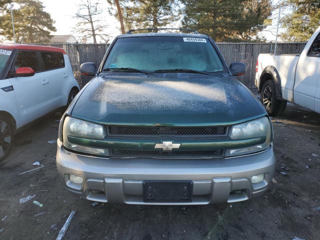 1GNDT13SX22529823 - 2002 CHEVROLET TRAILBLAZE GREEN photo 5