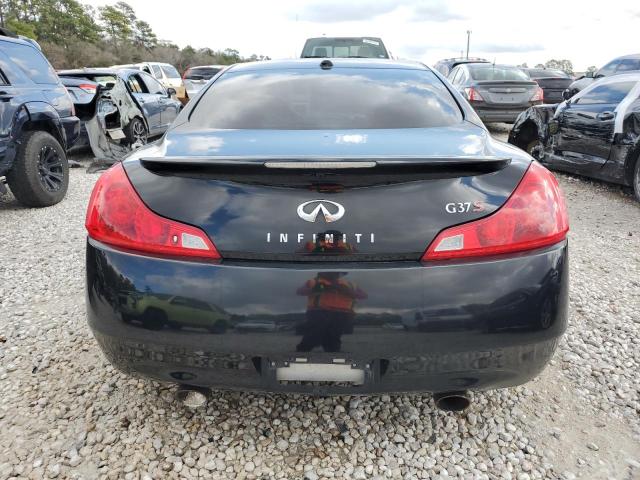 JNKCV64E28M124510 - 2008 INFINITI G37 BASE BLACK photo 6