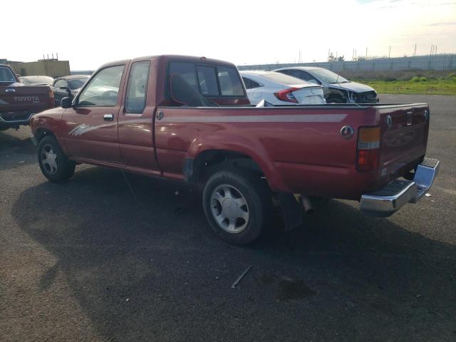 JT4VN93D6P5037805 - 1993 TOYOTA PICKUP 1/2 TON EXTRA LONG WHEELBASE DX BURGUNDY photo 2