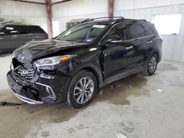 KM8SN4HF3JU276592 - 2018 HYUNDAI SANTA FE SE BLACK photo 1