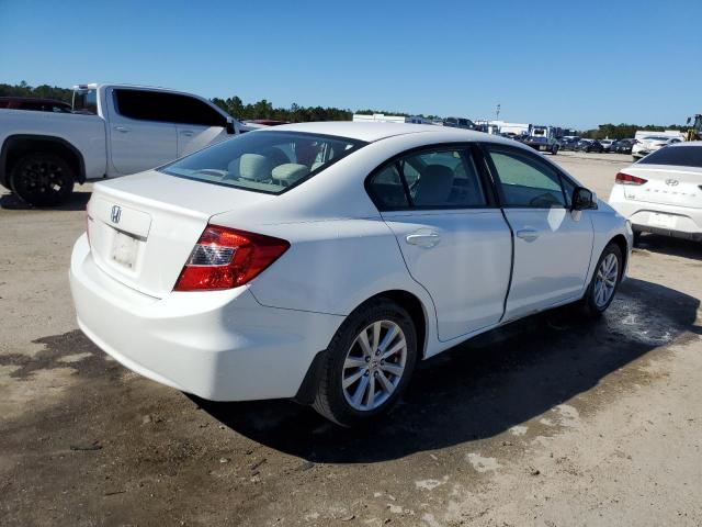 19XFB2F89CE097563 - 2012 HONDA CIVIC EX WHITE photo 3