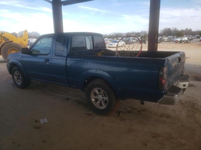 1N6DD26T24C472513 - 2004 NISSAN FRONTIER KING CAB XE BLUE photo 2
