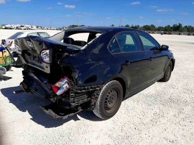 3VW2K7AJ8EM317738 - 2014 VOLKSWAGEN JETTA BASE BLACK photo 3